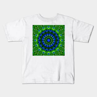 Falmouth-Blue Wildflowers  Kaleidoscope Kids T-Shirt